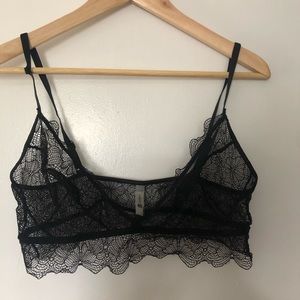 Buffbunny black lace bralette